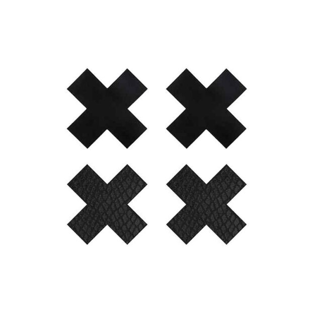 Peekabo Pasties Classic Black X