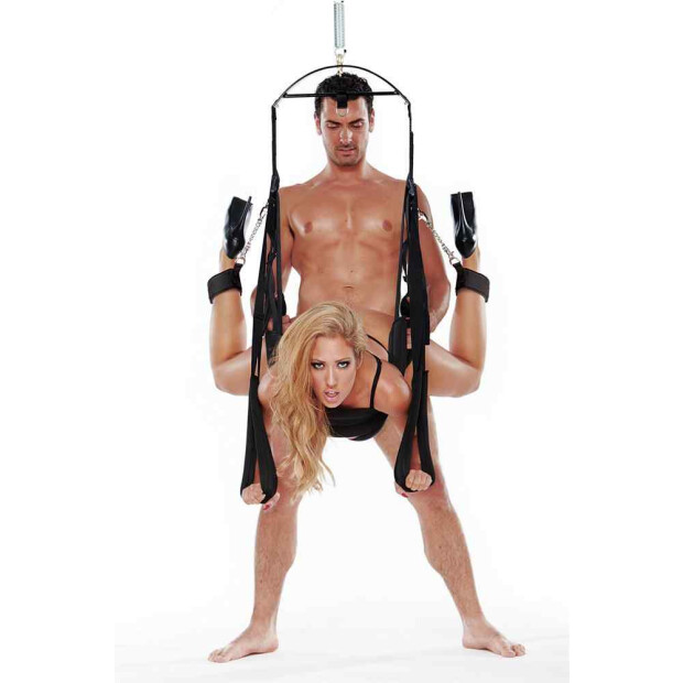 Whipsmart Bondage Pleasure Swing Black