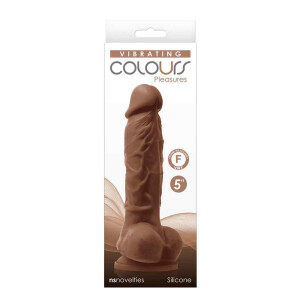 Colours Pleasures Vibe 5" Dildo Brown