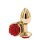 NS Novelties Rear Assets Rose Small Analplug Gold ⌀ 2,6 cm