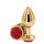 NS Novelties Rear Assets Rose Medium Analplug Gold ⌀ 3,4 cm