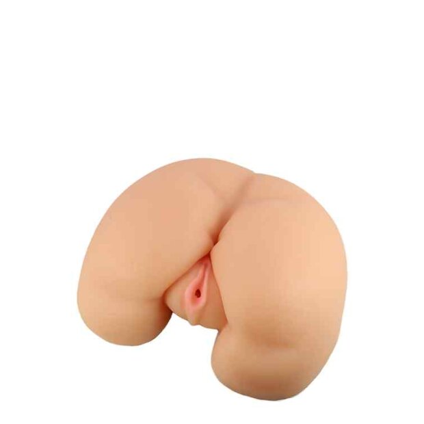 X5 Vibrating Realistic Ass Beige