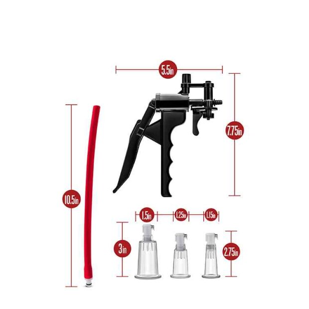 Blush Temptasia Clitoris Pleasure System Klitorispumpe Schwarz ⌀ 3,8 cm