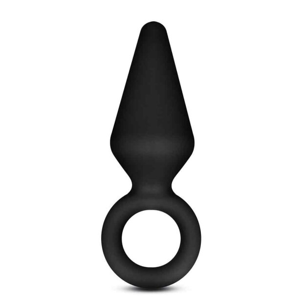 Blush Anal Adventures Loop Plug small Analplug Schwarz ⌀ 2,5 cm
