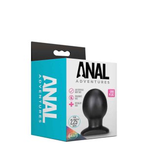 Anal Adventures - Orb Plug Black 5,7 cm