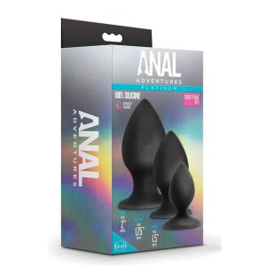 Anal Adventures Silicone Stout Plug Kit