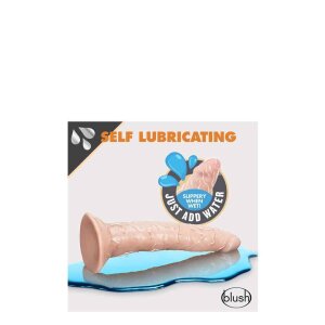 Blush Dr. Skin Self Lubricating Dildo Beige 18 cm