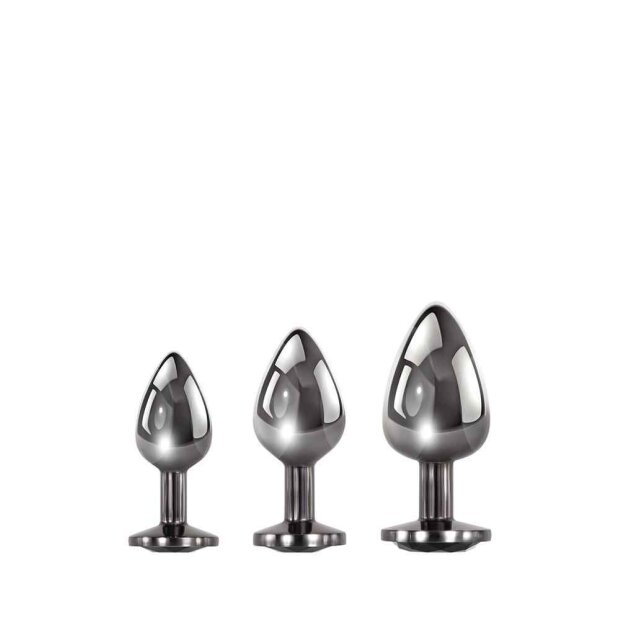 Zero Tolerance Black Gem Anal Plug Set Schwarz 3 Teilig
