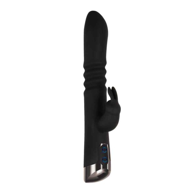 Evolved Rapid Rabbit Black Rabbit Vibrator Schwarz 25,4 cm