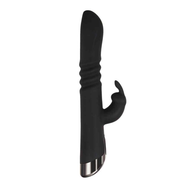 Evolved Rapid Rabbit Black Rabbit Vibrator Schwarz 25,4 cm