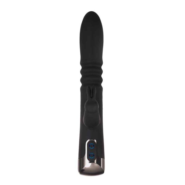 Evolved Rapid Rabbit Black Rabbit Vibrator Schwarz 25,4 cm