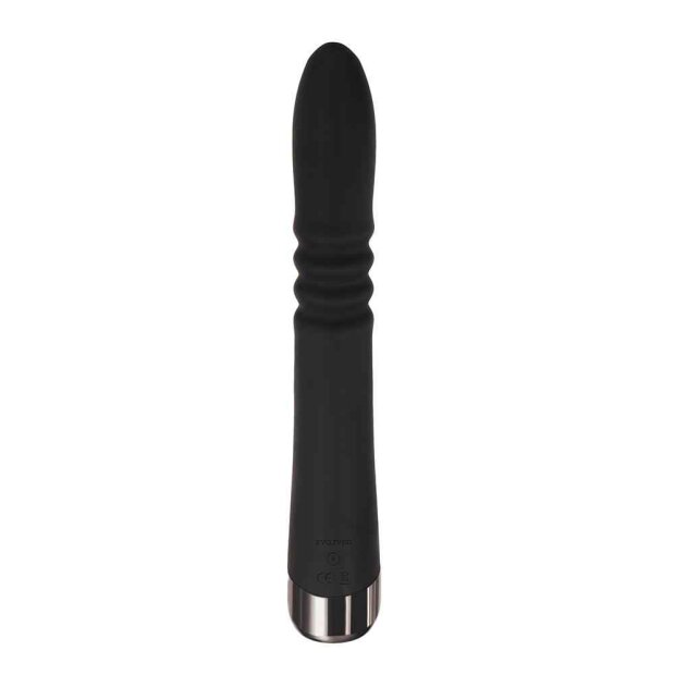 Evolved Rapid Rabbit Black Rabbit Vibrator Schwarz 25,4 cm