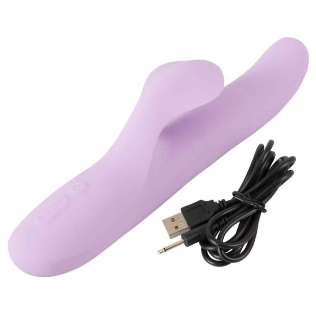 You2Toys Sweet Smile Thrusting Pearl Rabbit Vibrator Lila 24,8 cm ⌀ 3,7 cm
