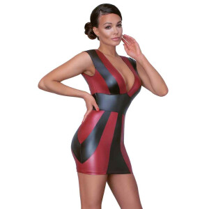 Kleid rot/schwarz XL