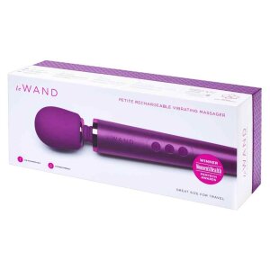 Le Wand Petite Cherry Recharge Wand Massager Lila 25,4 cm...