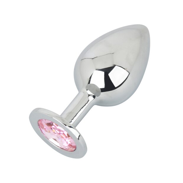 Silver Jewelry Anal Plug (L)