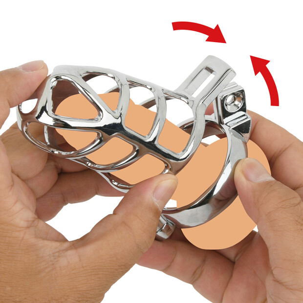 Metal Peniskäfig mit Schlüssel