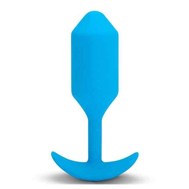 B-Vibe Snug Butt Plug 3 Large Analplug Blau ⌀ 3,7 cm