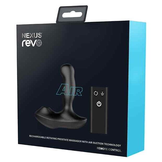 Nexus Revo Air Remote Control Rotating Prostate Massager with Suction