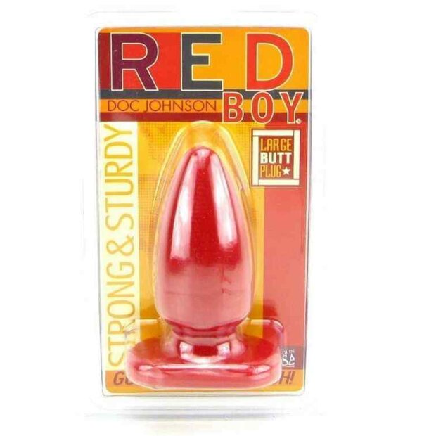 Doc Johnson Red Boy Large Butt Plug Analplug Rot ⌀ 5,8 cm