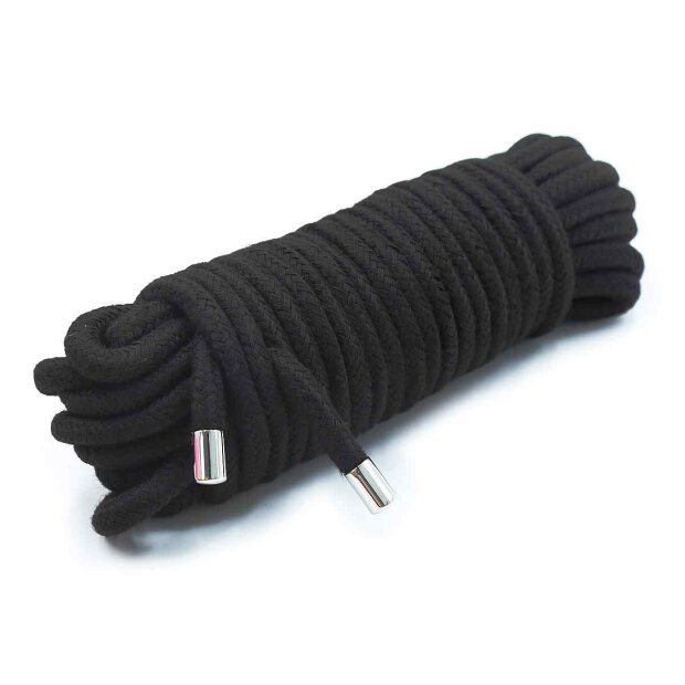 20 Meter BDSM Cotton Rope Black