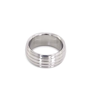 Fancy Steel Donut Cockring 50 mm