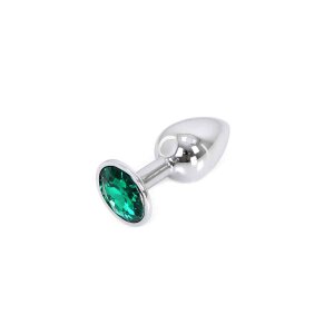 Kiotos Steel Buttplug Aluminium Green Small Analplug...