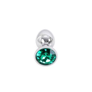 Kiotos Steel Buttplug Aluminium Green Small Analplug...