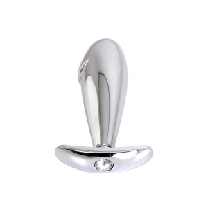 Kiotos Steel Handle Buttplug Penis with Clear Gem...