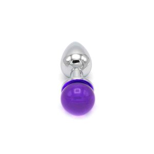 Anal Plug Ball Gem Purple