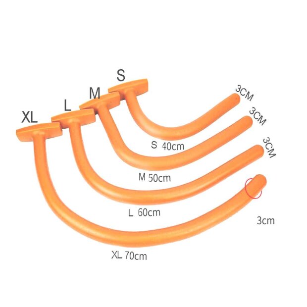 Goldline Deep L Analdildo Orange 60 cm ⌀ 3 cm