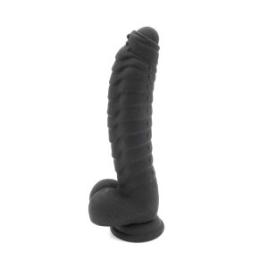 Kiotos COX 044 Silicone Dildo Schwarz 22 cm ⌀ 5 cm