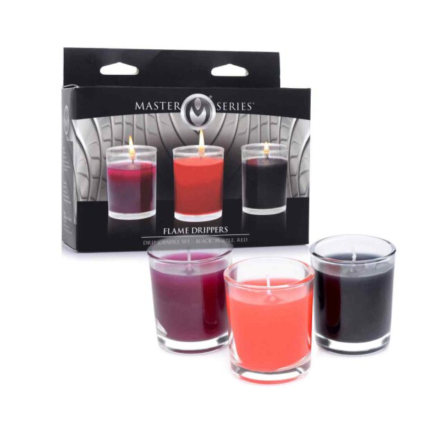 Master Series Flame Drippers Candle Set Designed for Wax Play 420 g