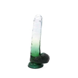 Kiotos COX Color 06 Dildo Transparent-Gr&uuml;n 22,5 cm