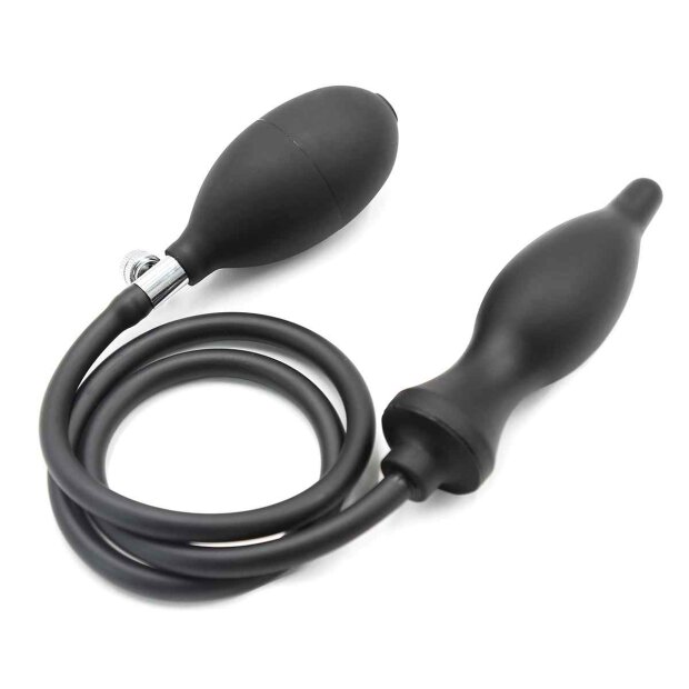 Inflatable Anal Plug Black