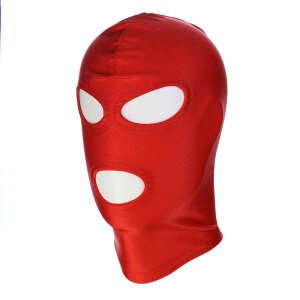 Red BDSM Hood Classic 3 Hole
