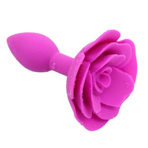 Kiotos Pink Rose Silicone Analplug Pink ⌀ 3 cm