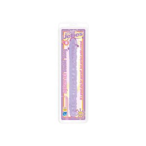 Doc Johnson Crystal Jelly Double Dong Doppeldildo Lila 45...