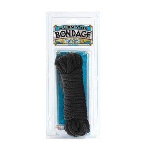 Cotton Bondage Rope Japanesse - Black