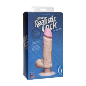The Realistic Cock - UR3 - Vibrating 6 Inch - Skin