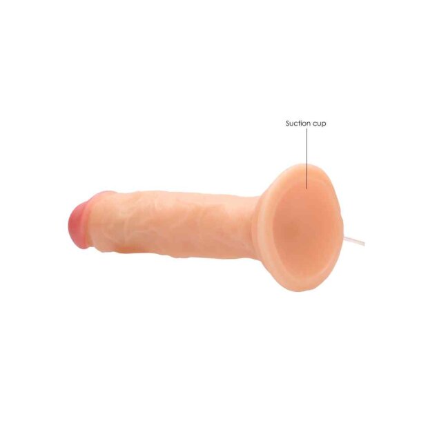 RealRock Vibrating Realistic Cock Vibrator Beige 22,5 cm ⌀ 4,5 cm