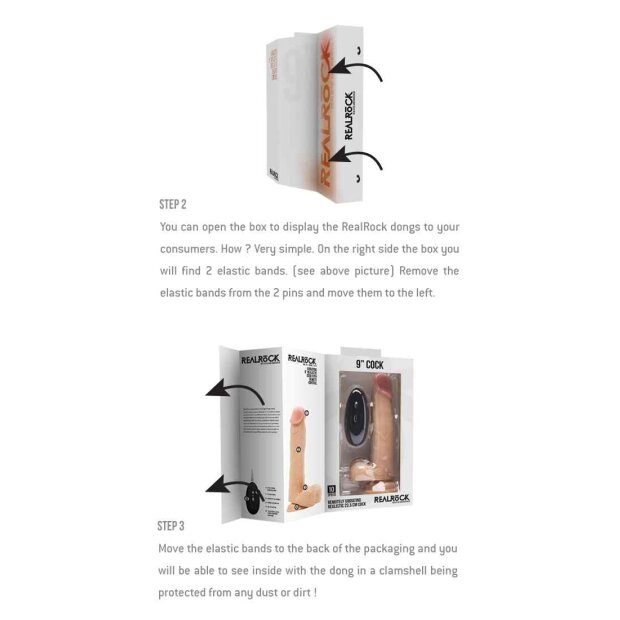 Vibrating Realistic Cock - 11" - With Scrotum - Black