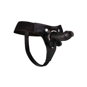 Realistic - 6 Inch - Strap-On - Black