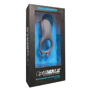 Rechargeable Vibrating C-Ring - Grey