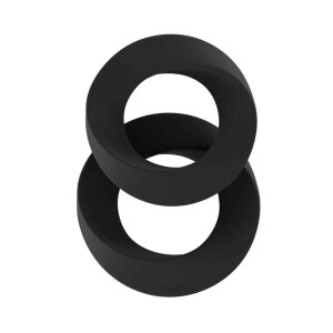 Sono No. 24 Cockring Set Penisring Schwarz 2 teilig