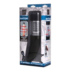 XR Brands LoveBotz Ultra Bator Masturbator Schwarz
