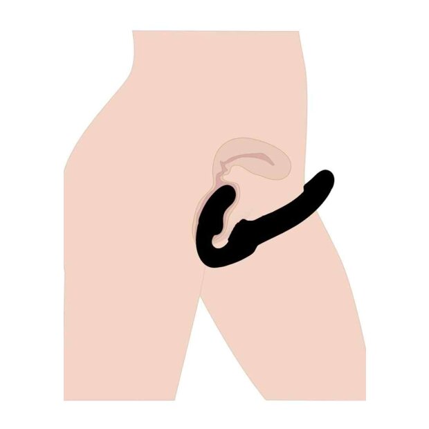 XR Brands Strap U Revolver Strapless Strap-On Schwarz 29 cm
