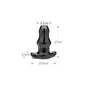 Double Tunnel Plug  X- Large Transparent