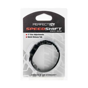 Perfect Fit Speed Shift Black Penisring Schwarz ⌀ 6,5 cm