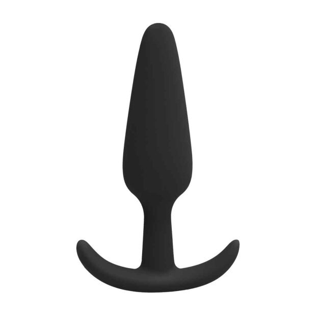 MALO small cork butt-plug with handles Black 2,6 cm